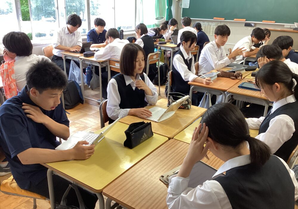 １年次生普通科　揺籃～企業理念と事業の結びつきを知る～